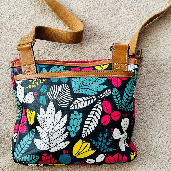 Fossil Saddle Bag Cross Body Purse - Picture 3 of 7